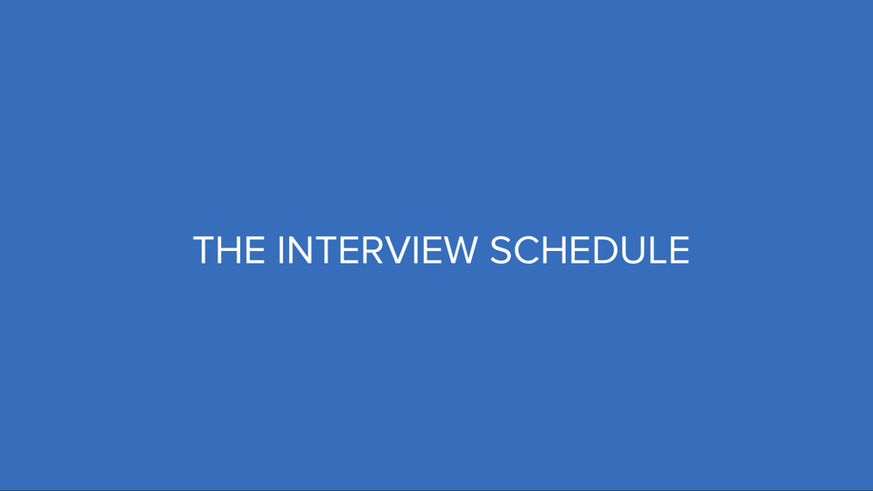 Interview Candidate Page