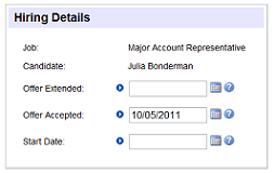 Hire Candidate Wizard