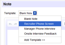 interview feedback notes