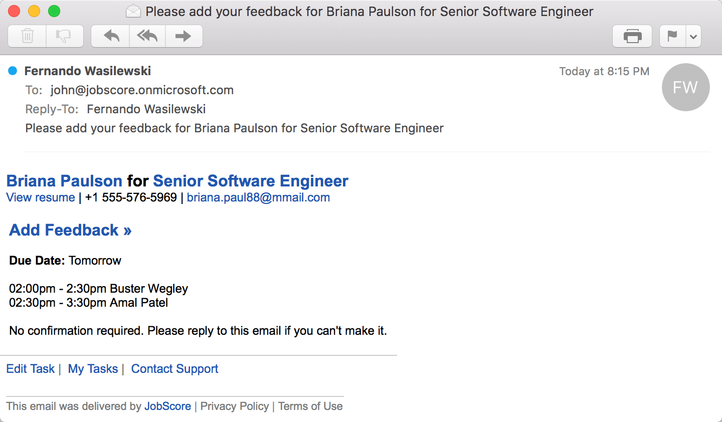 recruiting email templates